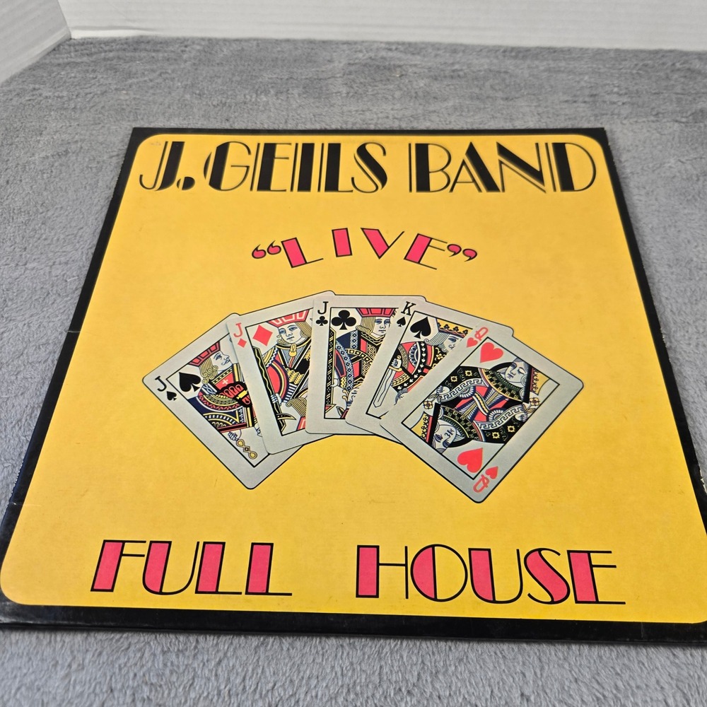 J. Geils Band Live Full House Vinyl LP Atlantic SD 7241 1972 Blues Rock Record